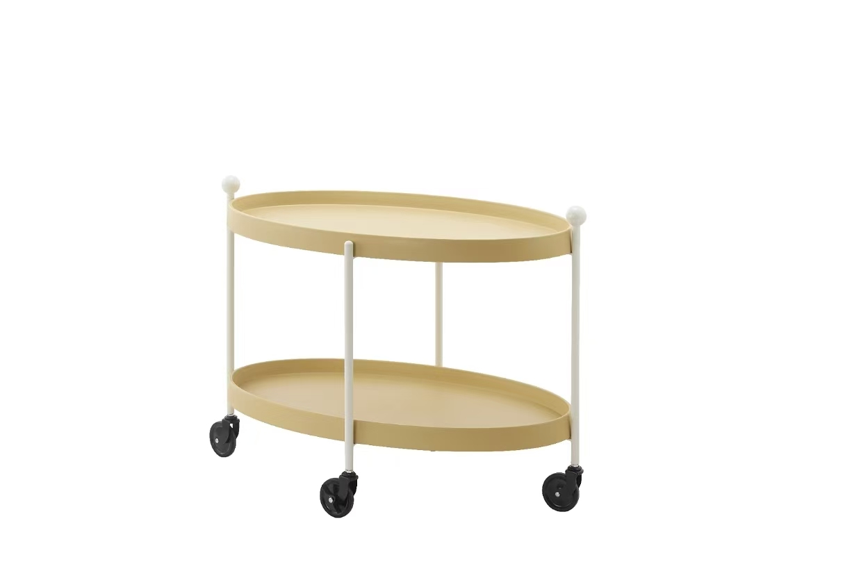 方形推车奶油风沙发移动边几小推车北欧小桌子创意极简网红ins小户型茶几详情图5