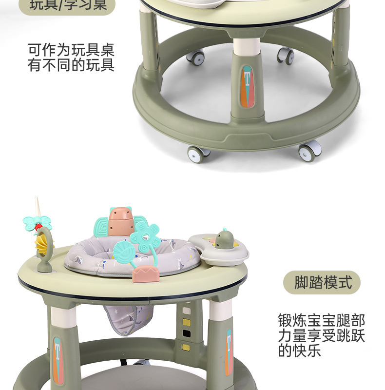 婴儿学步车防O型腿多功能防侧翻男女宝宝助步学走路车早教玩具车 详情图5