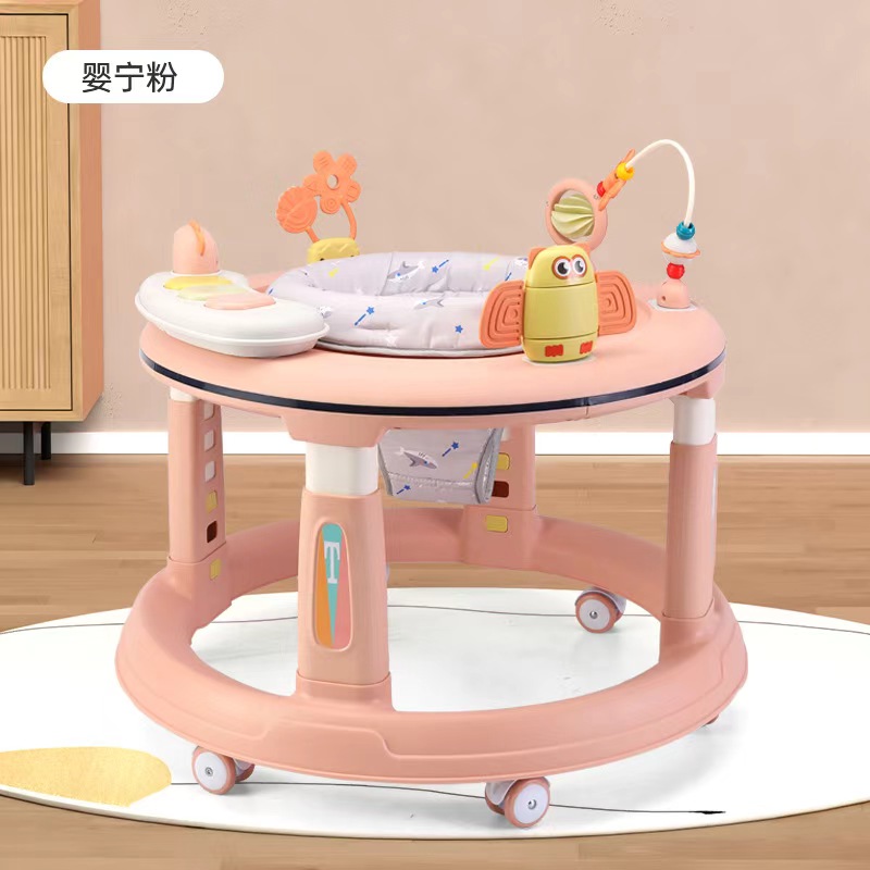 婴儿学步车防O型腿多功能防侧翻男女宝宝助步学走路车早教玩具车 产品图