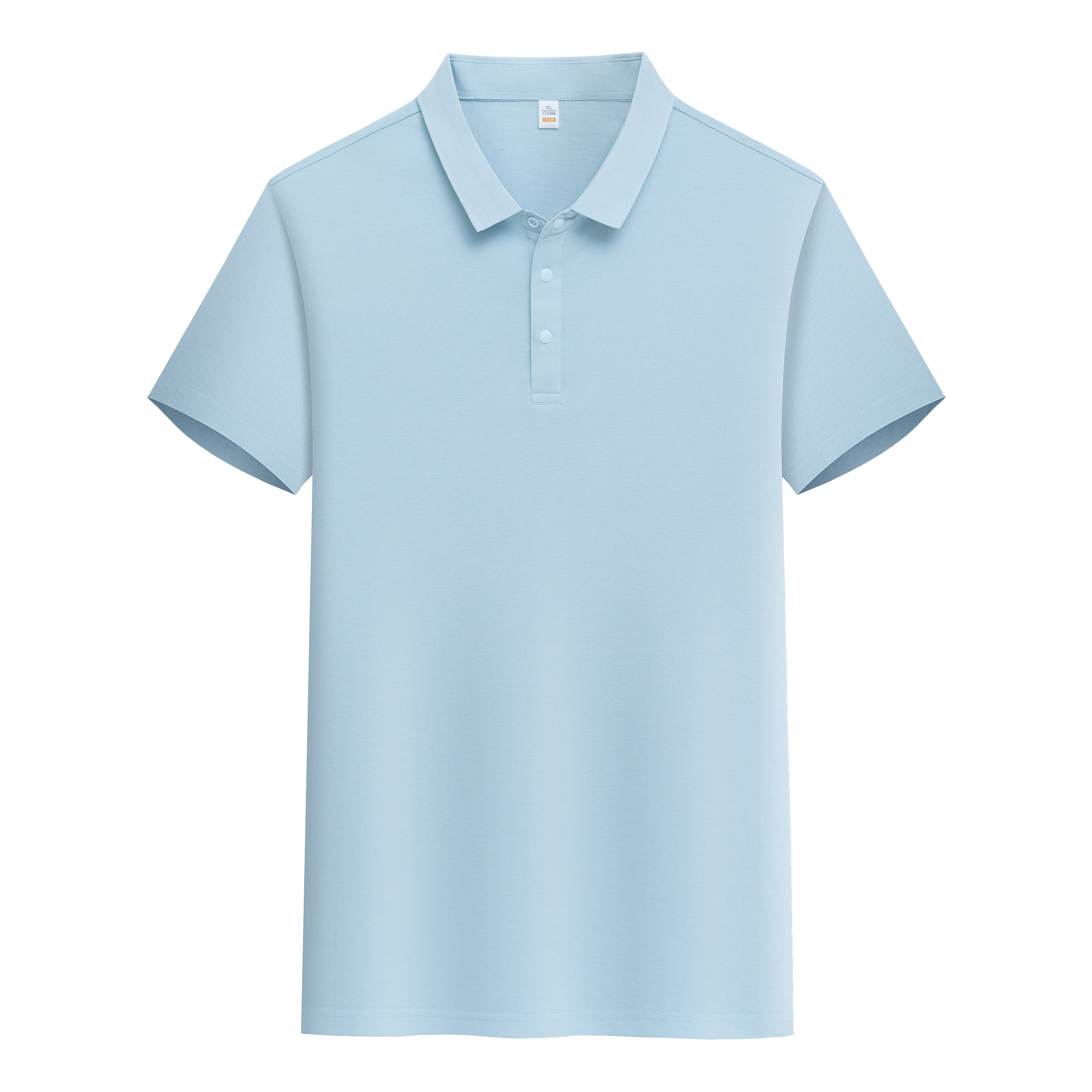 5616# solid-color men's POLO shirt, custom T-shirt, work uniform, short-sleeved team-building advertising shirt, custom-made team clothing, printed logo - 47