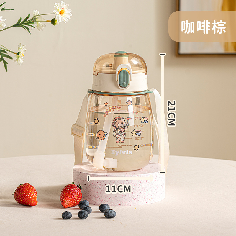 S150-SH2040 Children's water cup sippy cup for primary school students Large capacity summer plastic cup pot pot details Picture