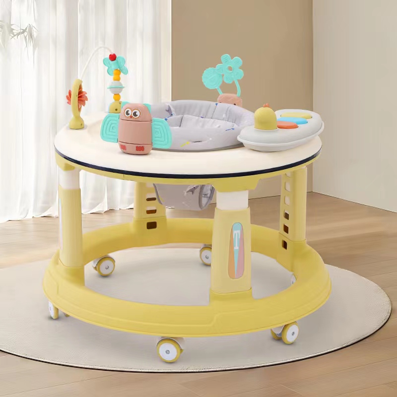 婴儿学步车防O型腿多功能防侧翻男女宝宝助步学走路车早教玩具车 细节图