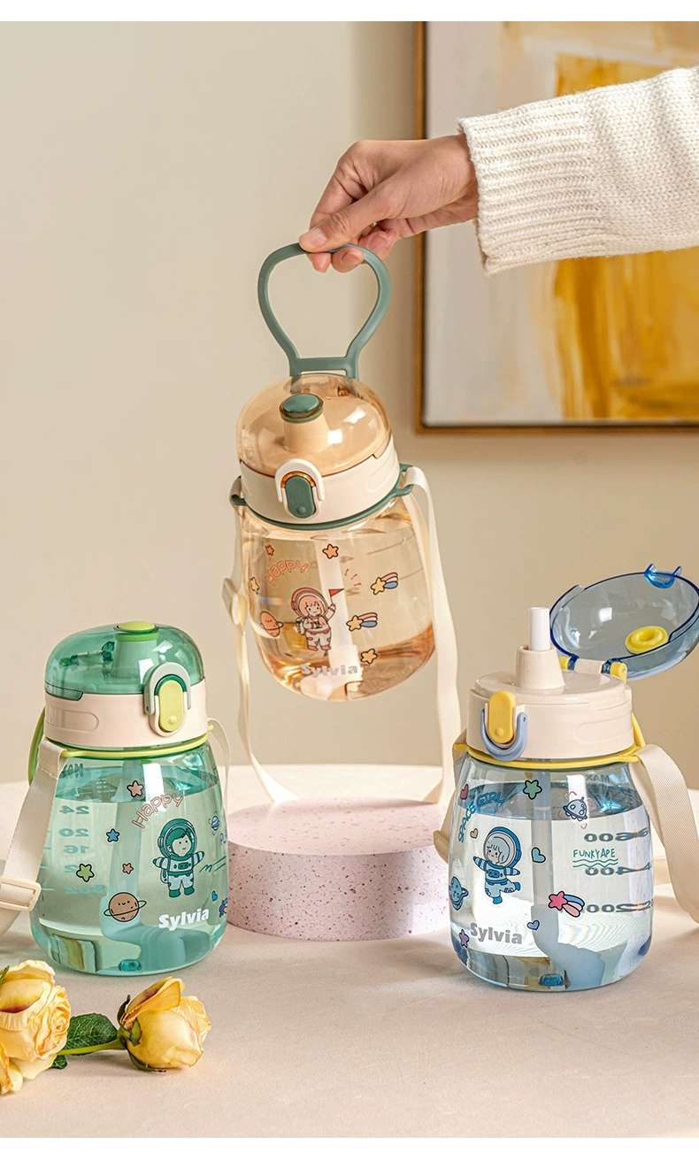 S150-SH2040 Children's water cup sippy cup for primary school students Large capacity summer plastic cup pot pot undefined