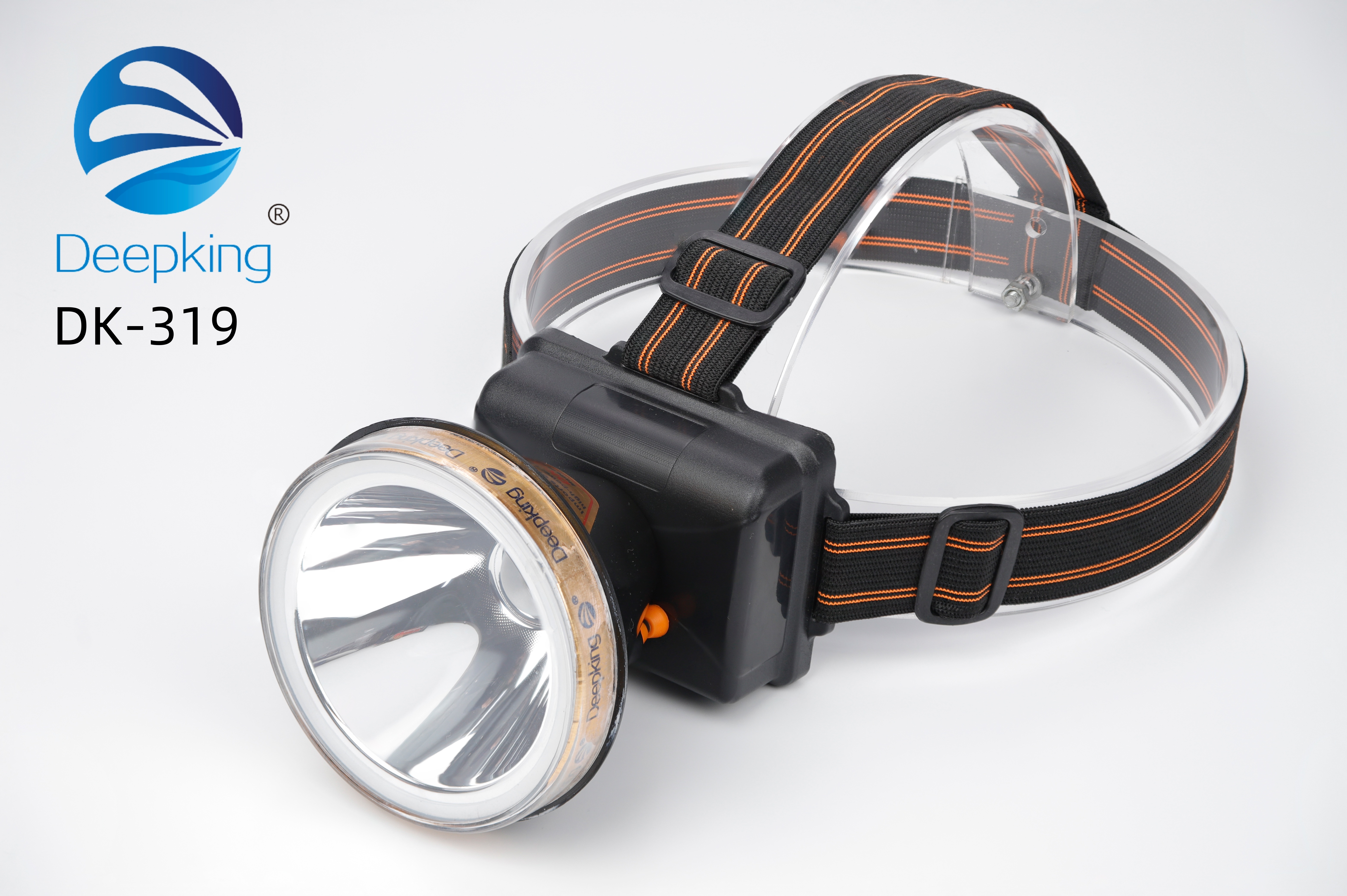 DeepKing Cross-border DK-319 Headlamp, high-intensity charging, ultra-bright head-mounted outdoor small flashlight, hernia sensing night fishing, ultra-long battery life miner's lamp