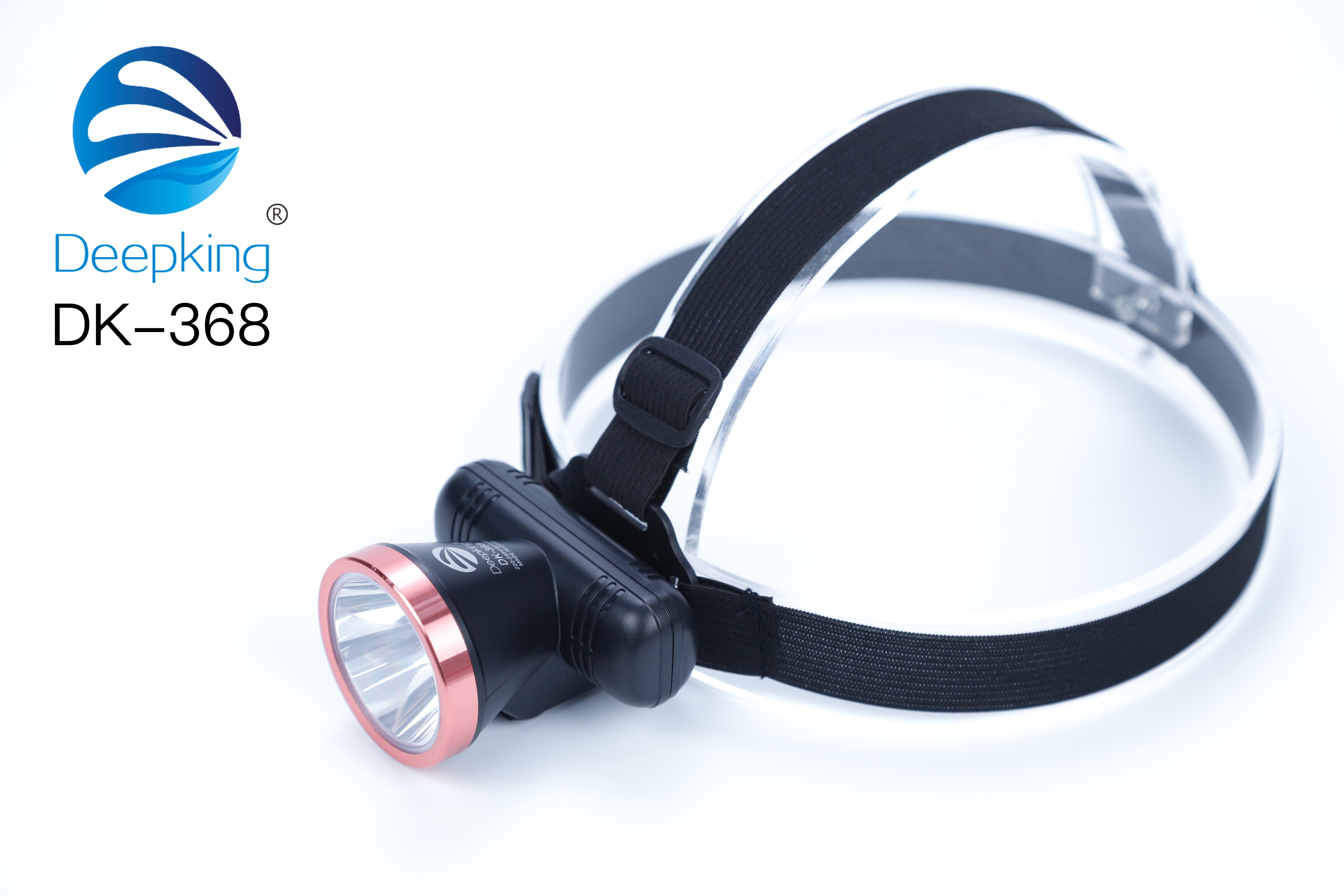 DeepKing Cross-border DK-368 Headlamp, high-intensity charging, ultra-bright head-mounted outdoor small flashlight, hernia sensing night fishing, ultra-long battery life miner's lamp details Picture