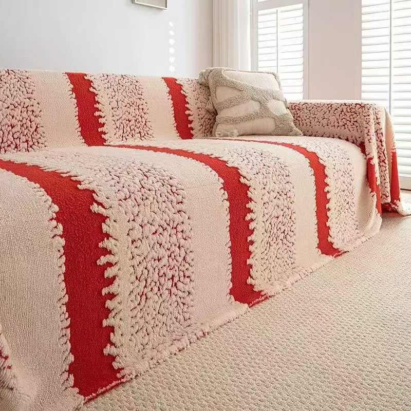 2025新款舒棉绒仿雪尼尔面料DB家纺源头工厂沙发巾家纺地毯外贸批发可定制面料230门幅260g200门幅240g详情3