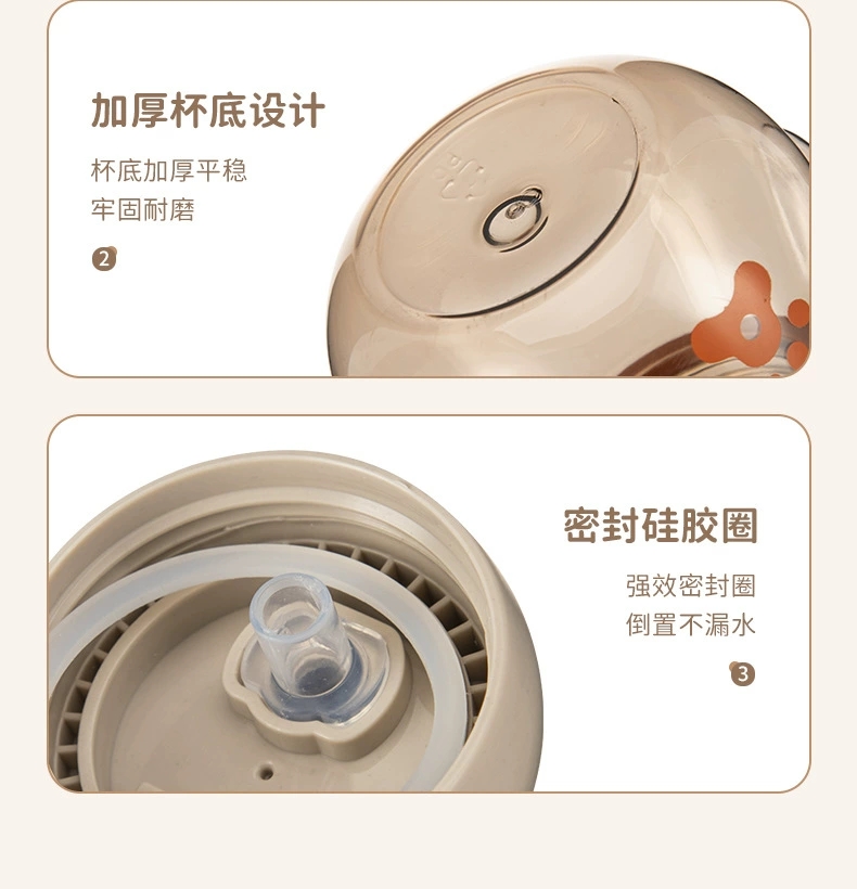 S150-TY-0940 Summer new baby sippy cup with portable bear cute children's water cup undefined
