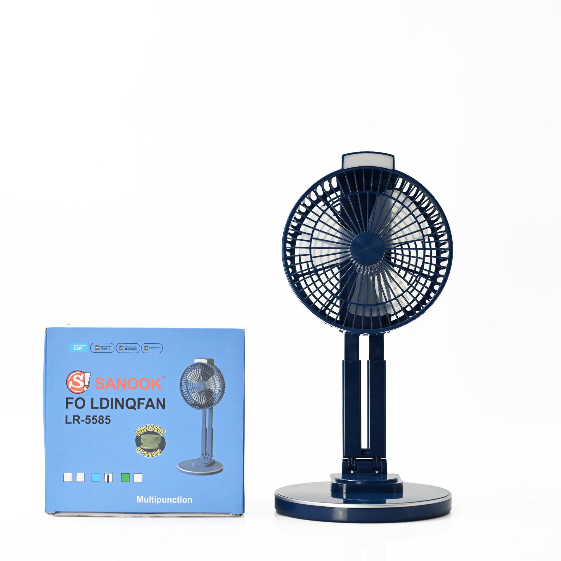 mini fan小电风扇宿舍折叠风扇 静音便携壁挂多功能桌面风扇产品图