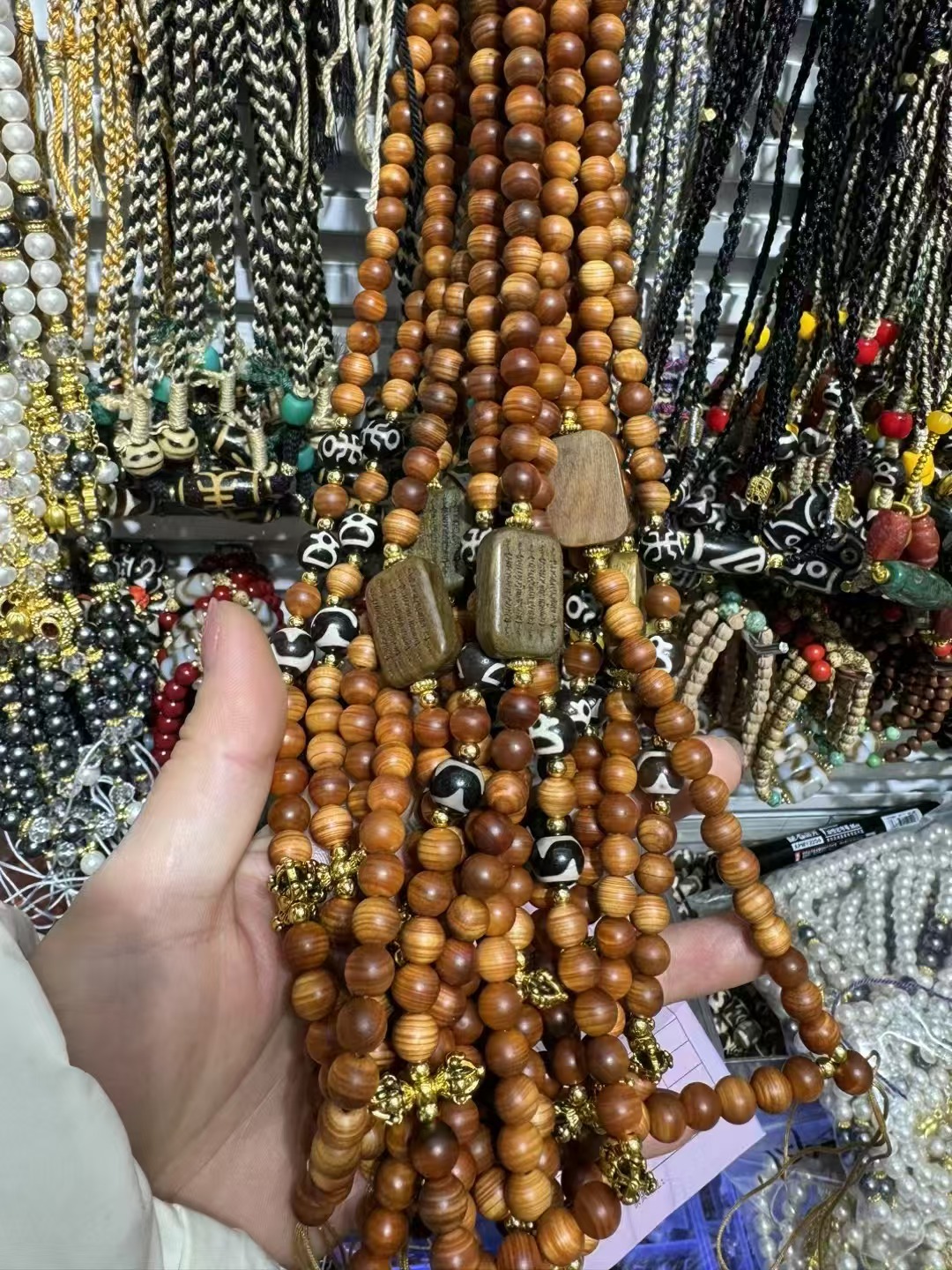 木珠链条可以百搭各种天珠唐卡木珠链条可以百搭各种天珠唐卡木珠链条可以百搭各种天珠唐卡木珠链条可以百搭各种天珠唐卡产品图