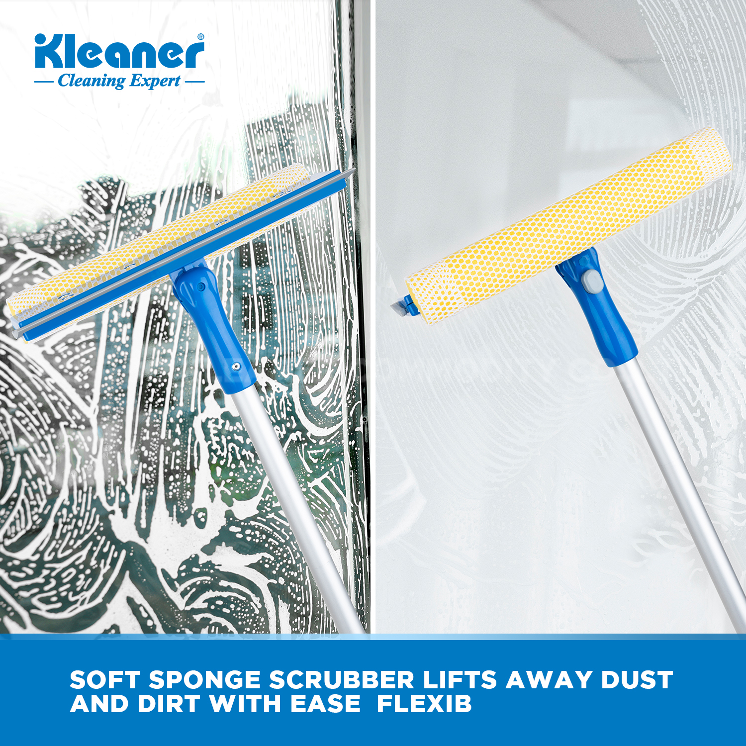 10" window scraper 360 degree rotation of aluminum rod details Picture