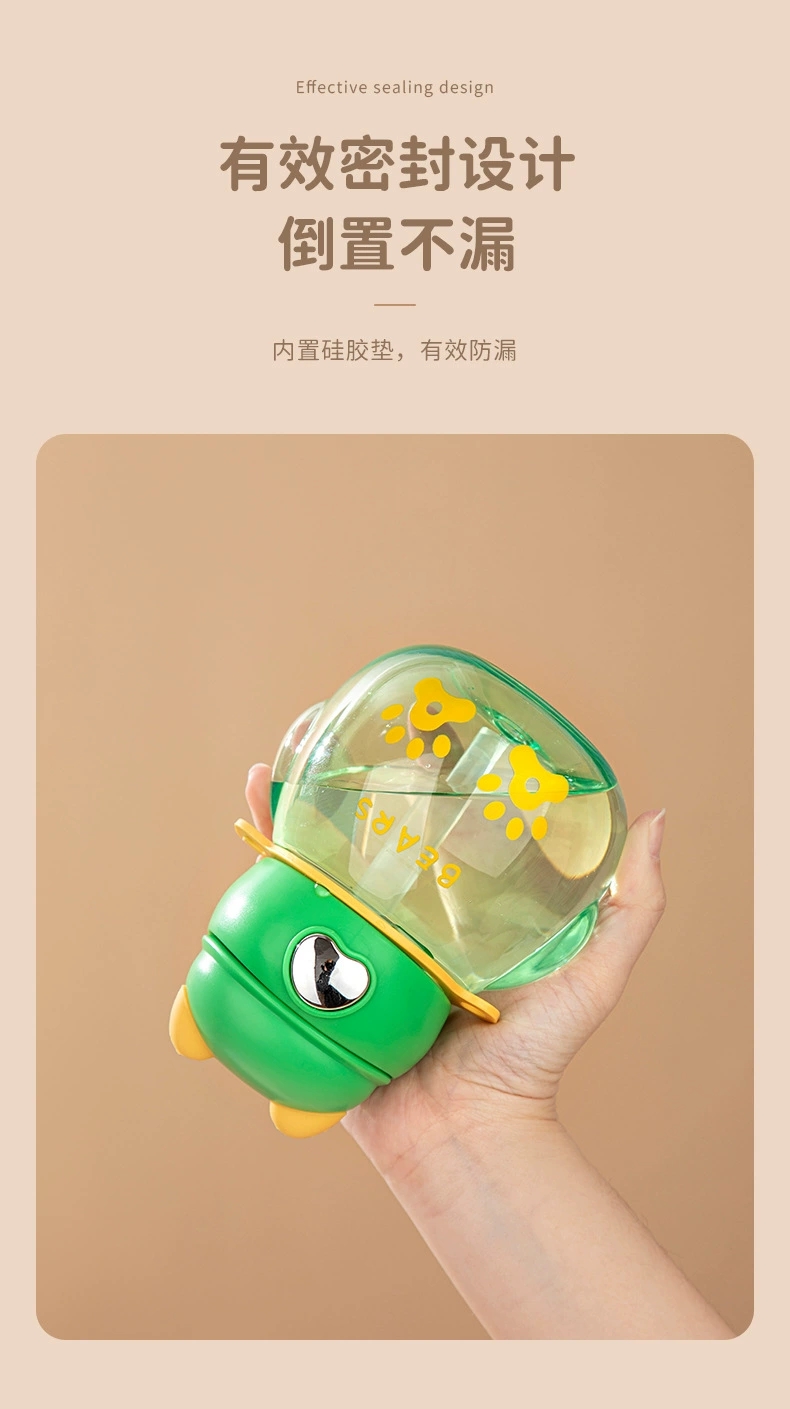 S150-TY-0940 Summer new baby sippy cup with portable bear cute children's water cup undefined