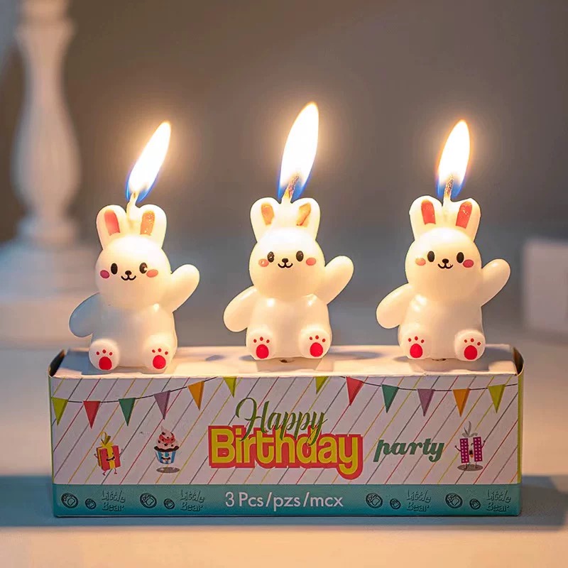 可爱小兔子生日蜡烛蛋糕装饰插件生日蜡烛甜品台烘焙装扮生日小蜡烛香薰蜡烛蜡烛家用蜡烛蜡烛香薰蛋糕蜡烛生日蜡烛生日蛋糕白蜡烛