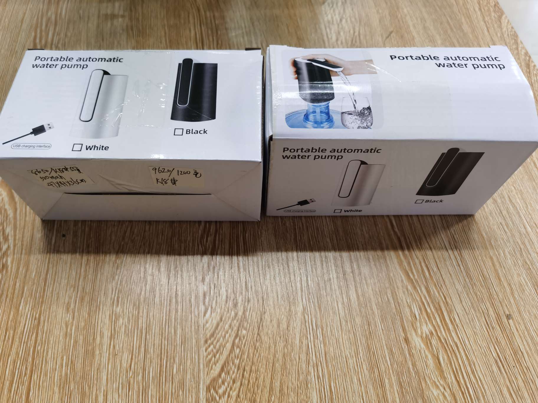 USB新款便携电动折叠抽水器家用智能充电抽水器自动抽水器全自动 详情图2