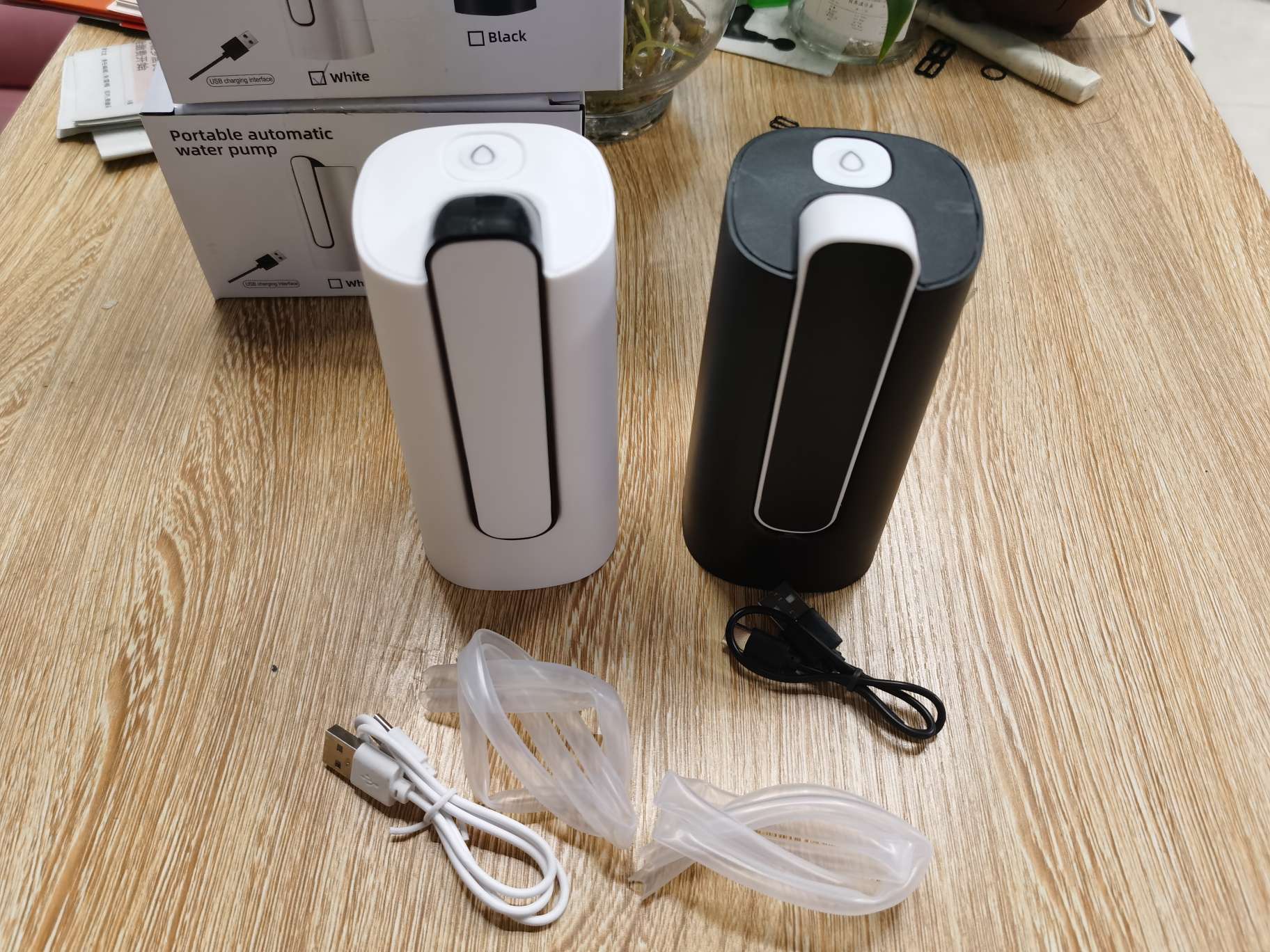 USB新款便携电动折叠抽水器家用智能充电抽水器自动抽水器全自动 详情图9