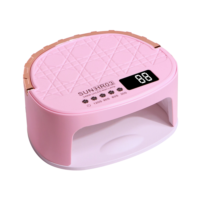 The new 248W high-power battery-powered nail lamp, nail baking lamp and therapy lamp feature a large-capacity battery for long battery life details Picture