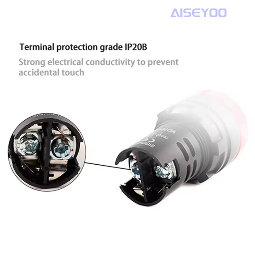 Beeping and flashing indicator light LED machine tool signal intensification indicator light flashing buzzer 220V 380V 110V 36V 24V 12V sound and light alarm pic 5