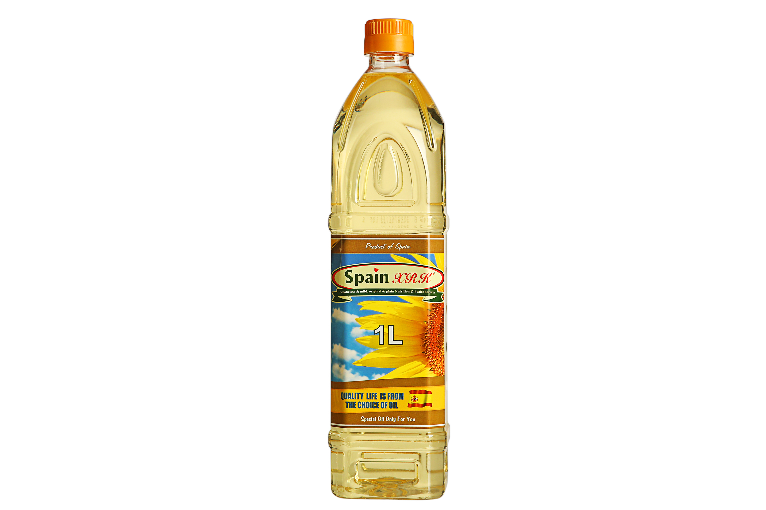 1-liter imported sunflower oil from Spain in its original bottle, pressed and fragrant Application Scenario