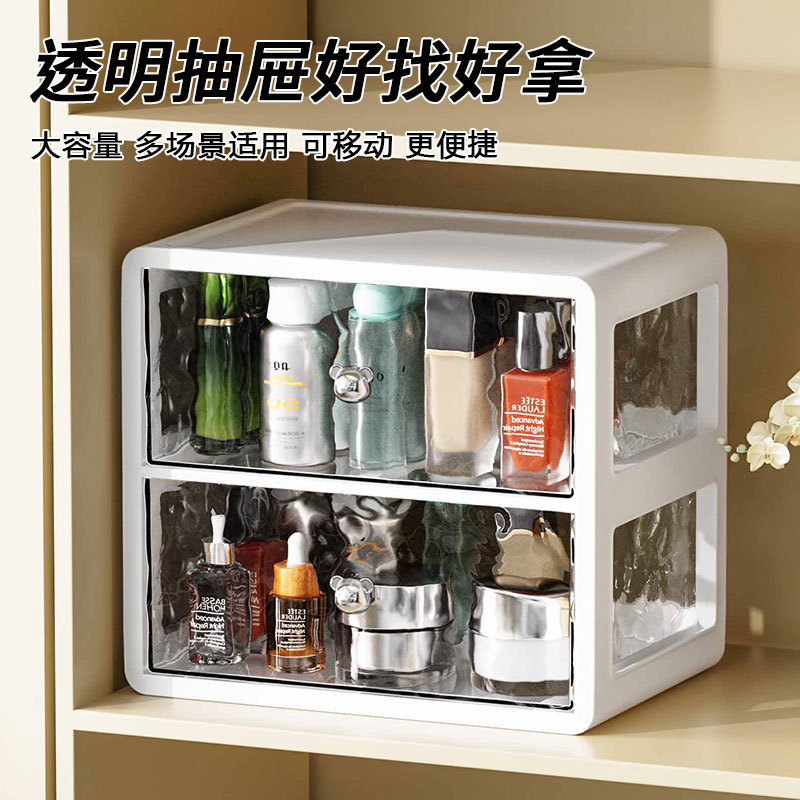 J149-JZ-006 Desktop storage box Multi-layer storage cabinet Cosmetics student stationery sundry storage box details Picture