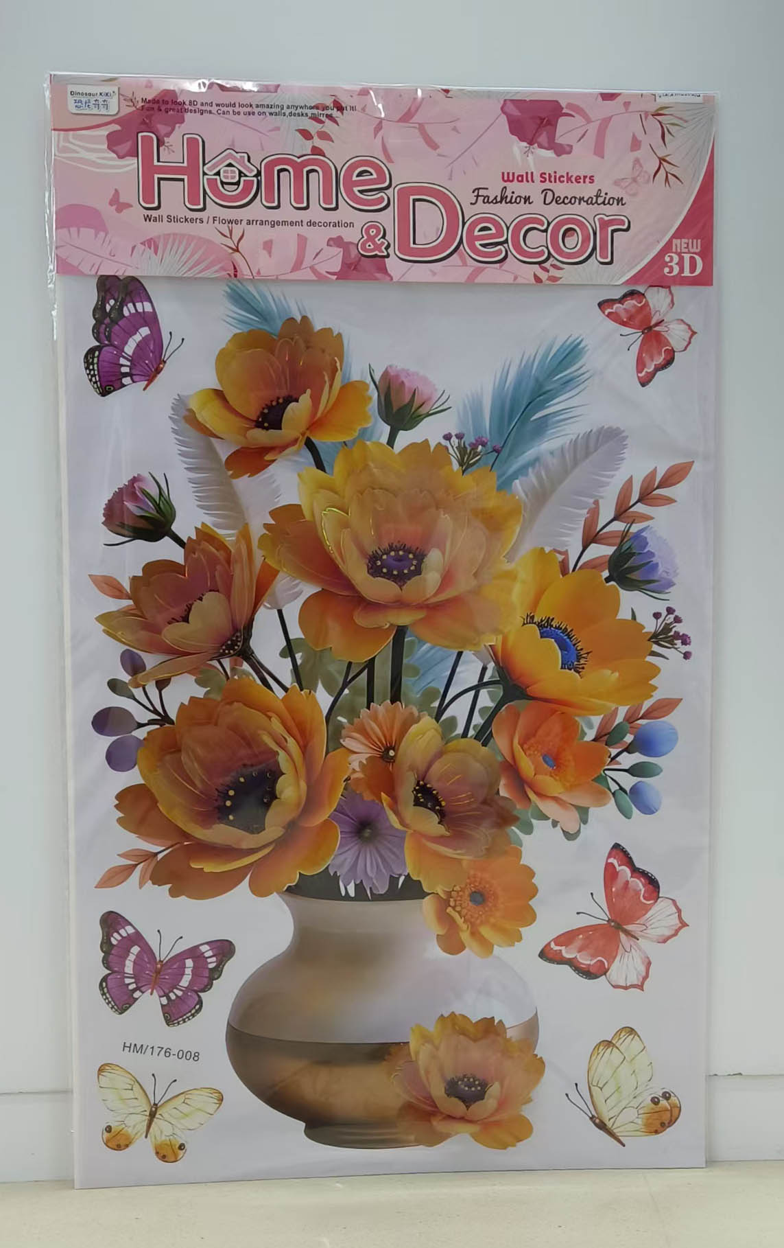 HM176 Vase layer upon layer decorative stickers Application Scenario