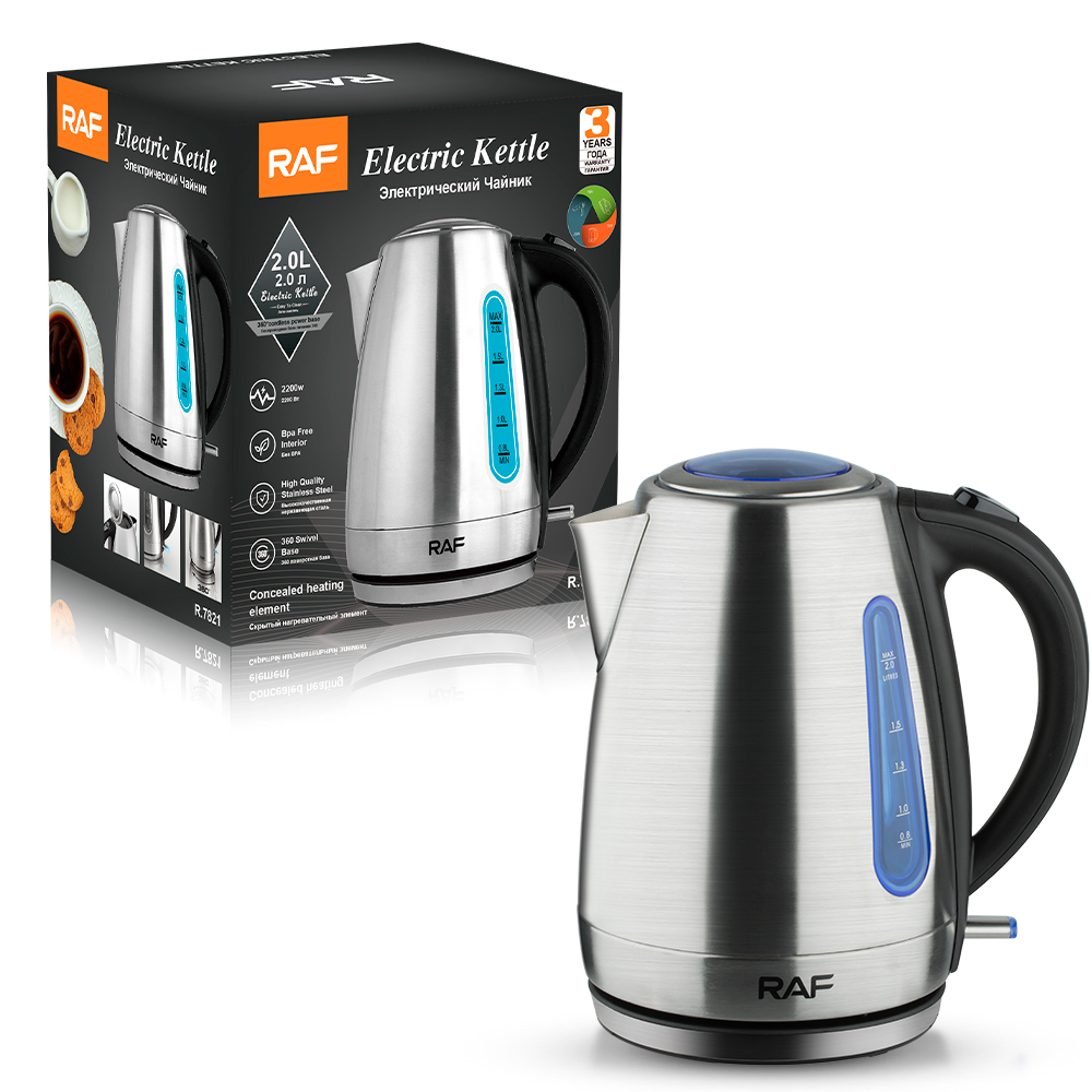 European standard high-power stainless steel anti-dry-burning electric kettle, rapid heating kettle R.7821 details Picture