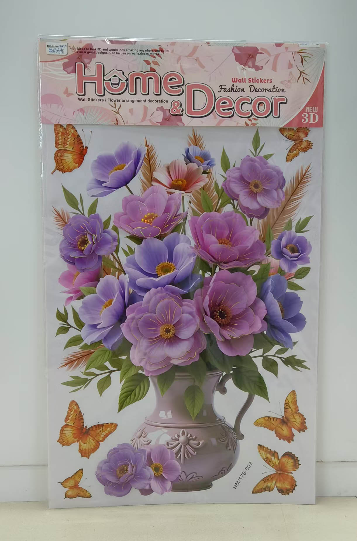 HM176 Vase layer upon layer decorative stickers details Picture