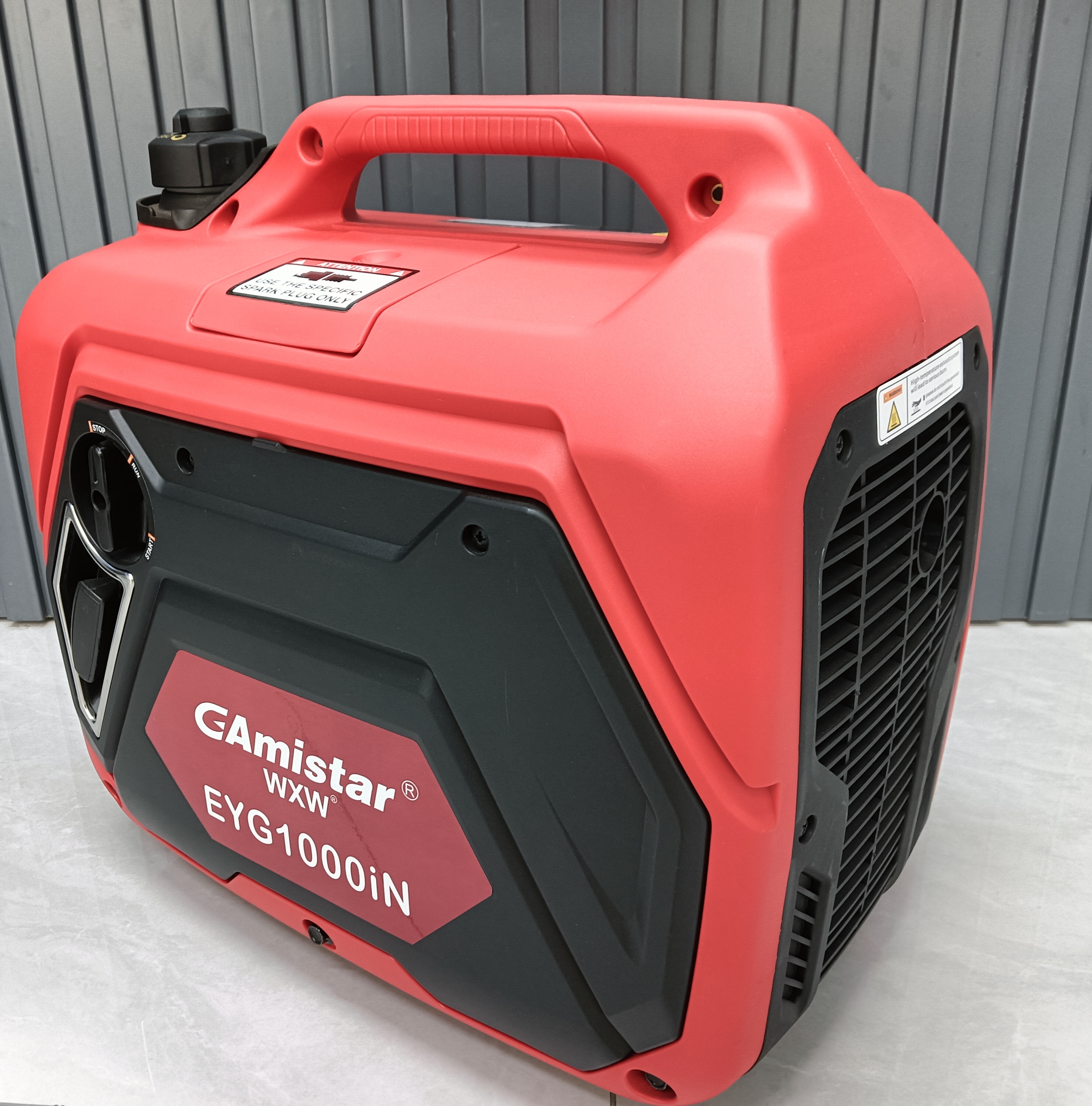 EAmistar220V 1000W Gasoline 便携轻音发电机 露营/家用/应急无忧供电