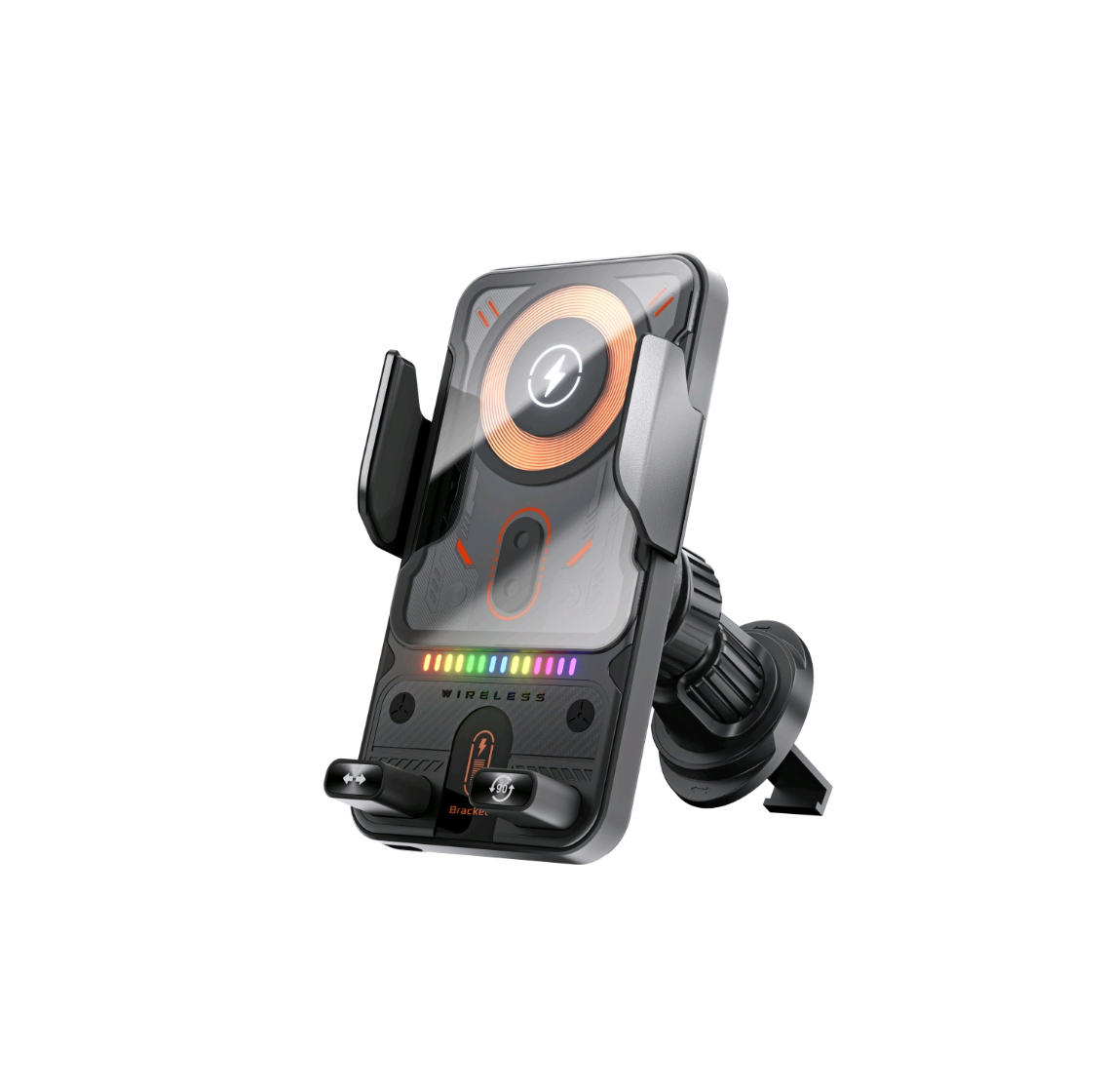 车载无线充自动智能旋转