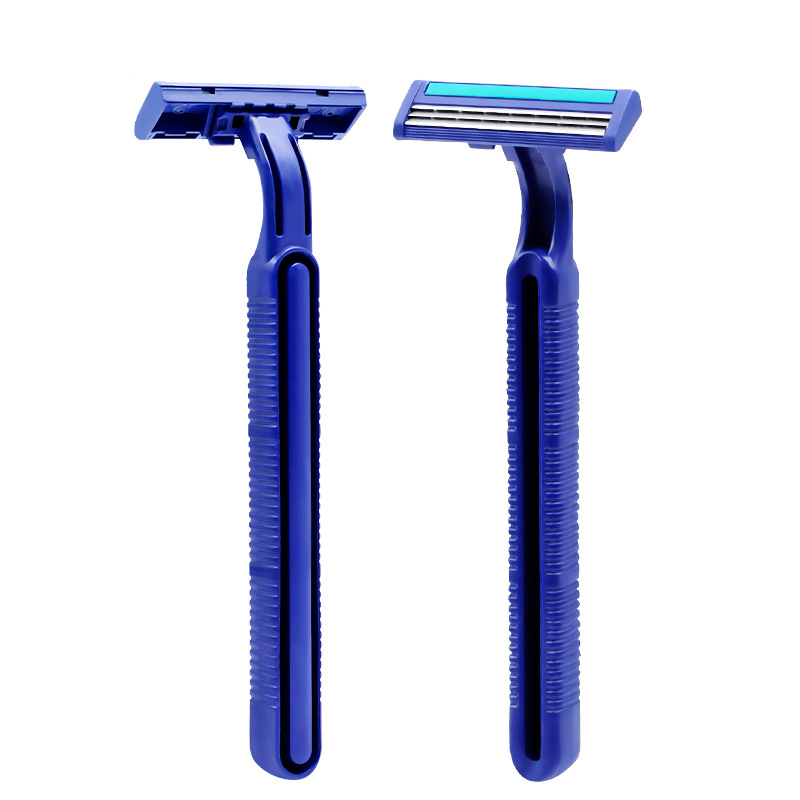 10 packs of three-layer disposable razors for men's hotels pic 5