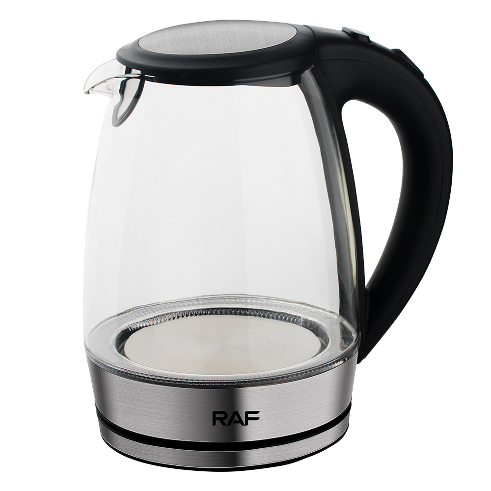 European standard 2.0L high borosilicate glass hot water kettle with blue light, automatic power-off and anti-dry-burning electric kettle R.7818 Specification image