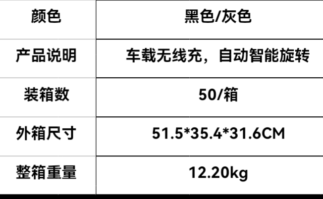 车载无线充自动智能旋转详情1