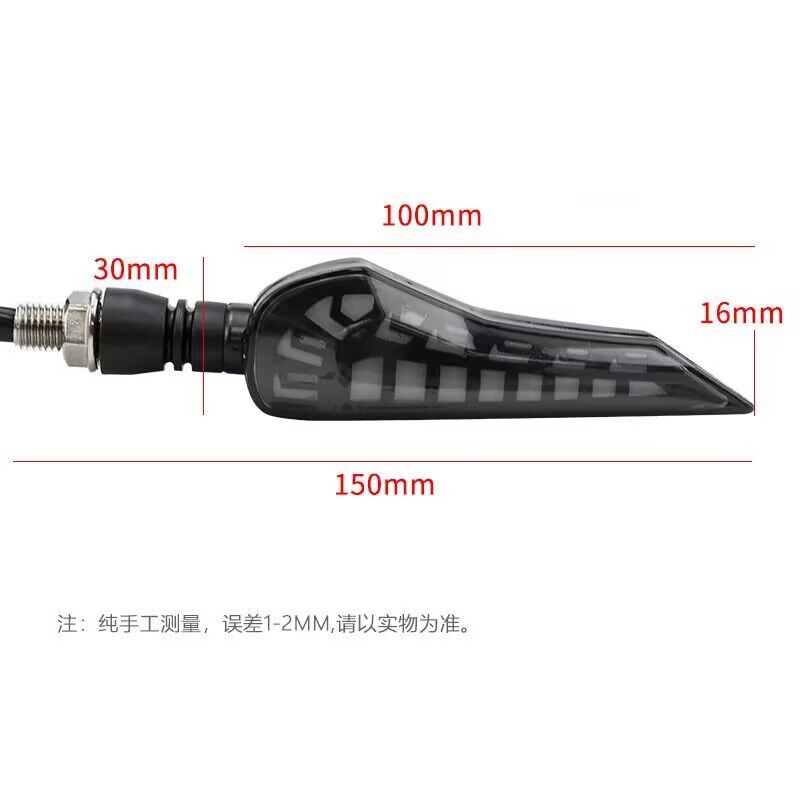 Suitable for motorcycle electric calf/Miracle Cow /009/UBE//UQI/U2/ water turn signal Item Picture