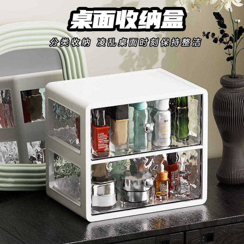 J149-JZ-006 Desktop storage box Multi-layer storage cabinet Cosmetics student stationery sundry storage box details Picture