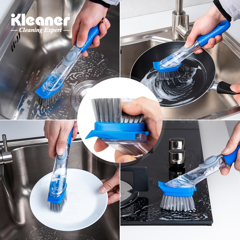 Department store home essential cleaning brush toilet brush strong decontamination do not hurt hands do not drop hair cleaning brush integrated design Item Picture