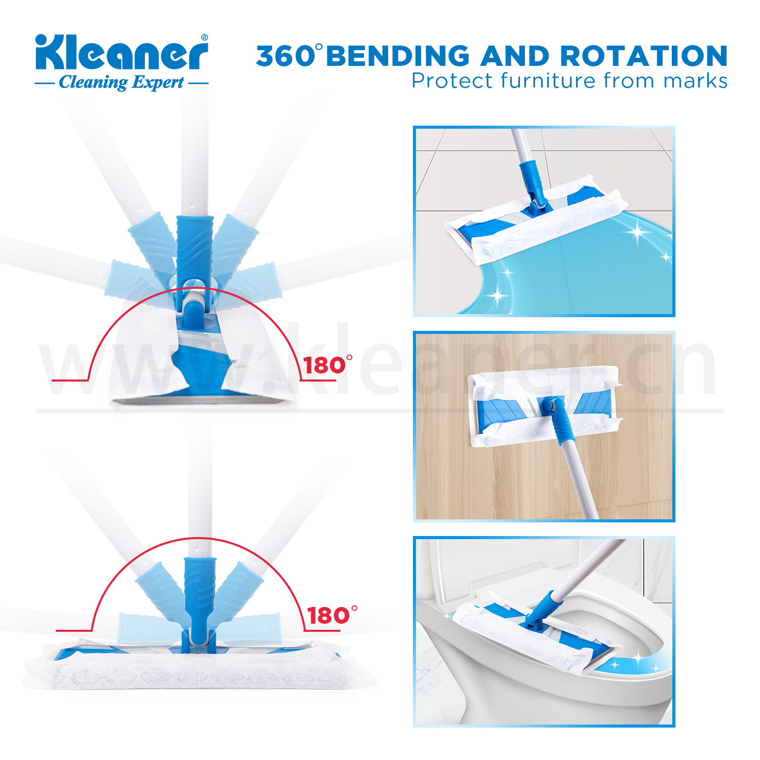 Static drag set simple and durable mopping artifact Specification drawing