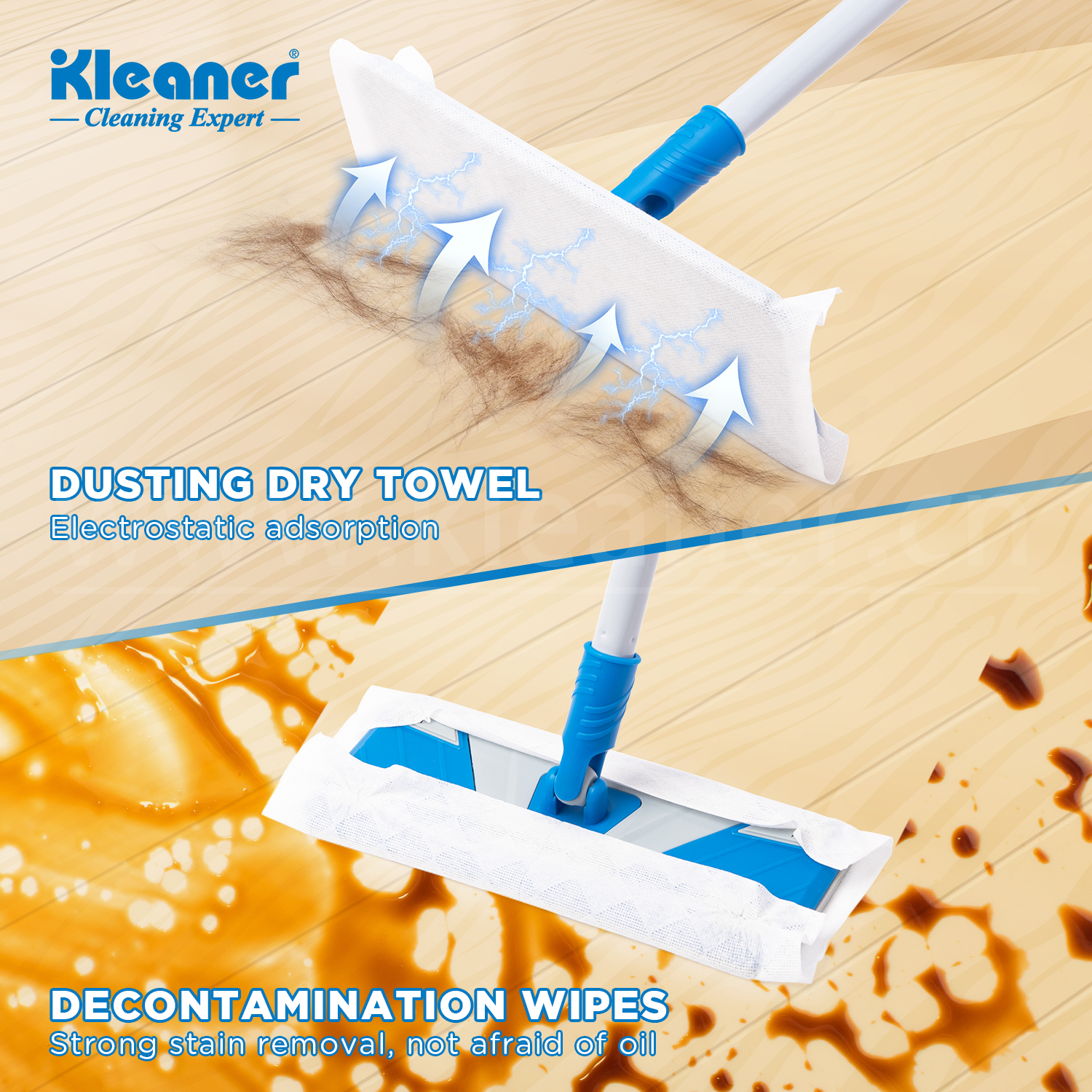 Static drag set simple and durable mopping artifact details Picture