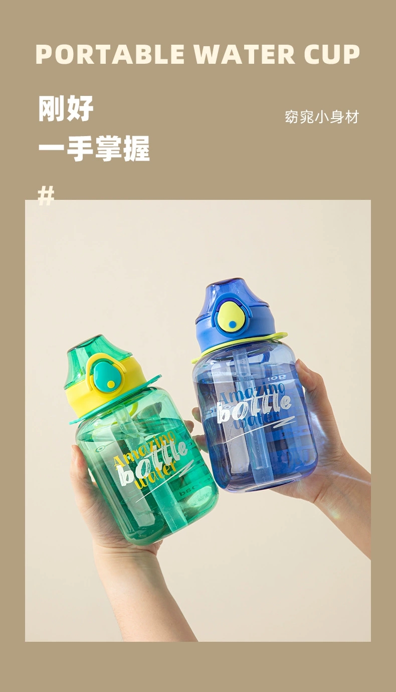 S150-TY-0935 Fitness and sports water Bottle, portable Large 700ml, high appearance level plastic cup for female students, summer detail image 6