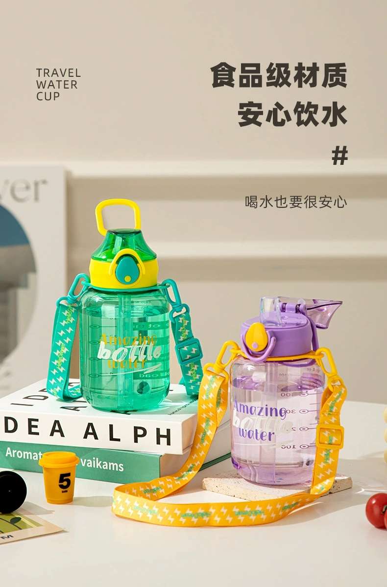 S150-TY-0935 Fitness and sports water Bottle, portable Large 700ml, high appearance level plastic cup for female students, summer detail image 11