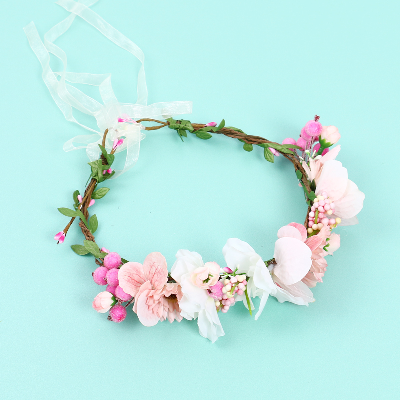 2025 Jialan Garland Bride Garland Simulation Rose Flower Headwear, Hair Accessories, Wedding Dress Accessories in stock wholesale Application Scenario