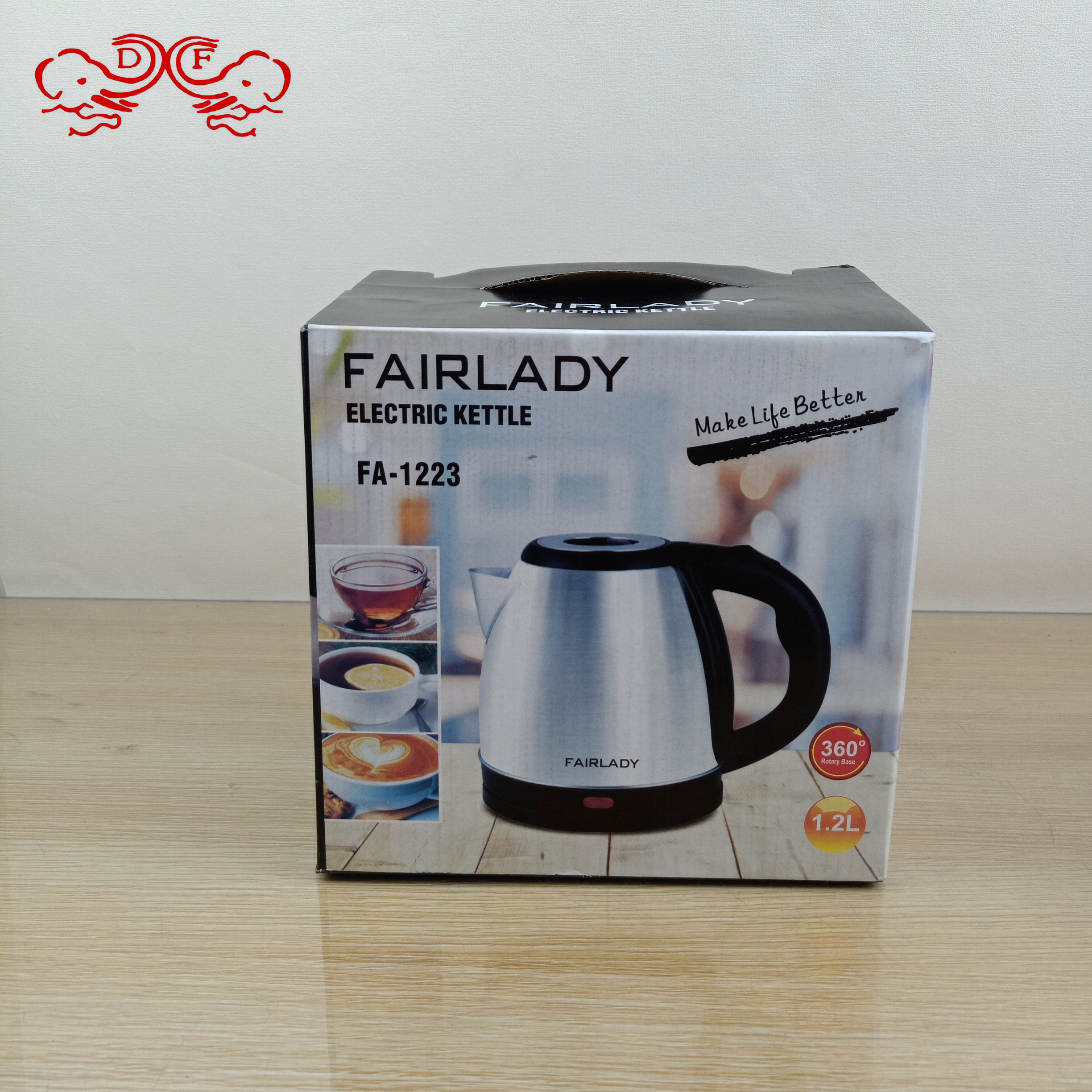 DF99186 large-capacity kettle, small electric kettle, stainless steel household electric kettle, mini hot kettle, constant temperature DF TRADINGHOUSE details Picture