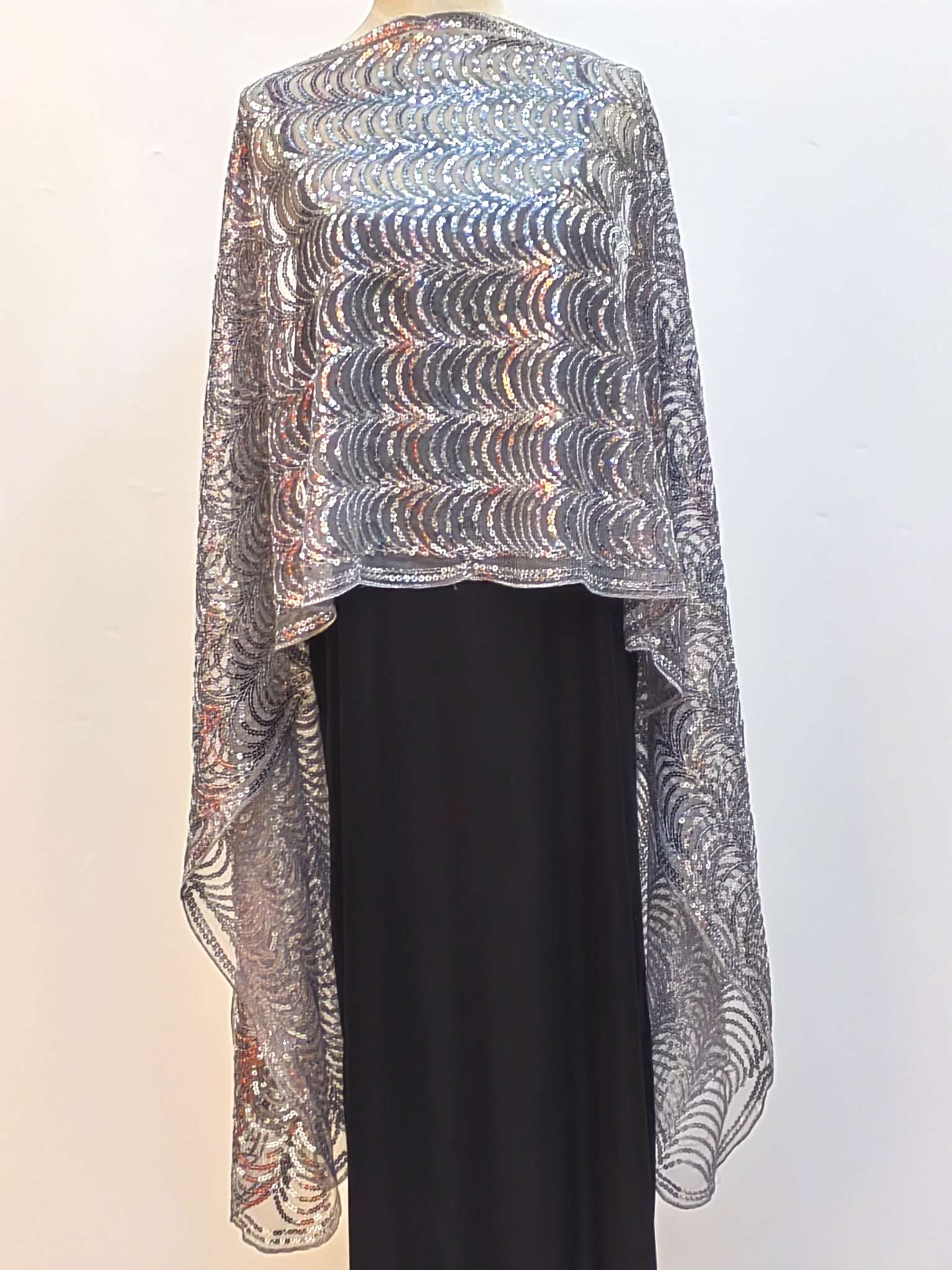 Embroidered design, fashionable clothing accessories, multi-purpose scarves and shawls detail image 2