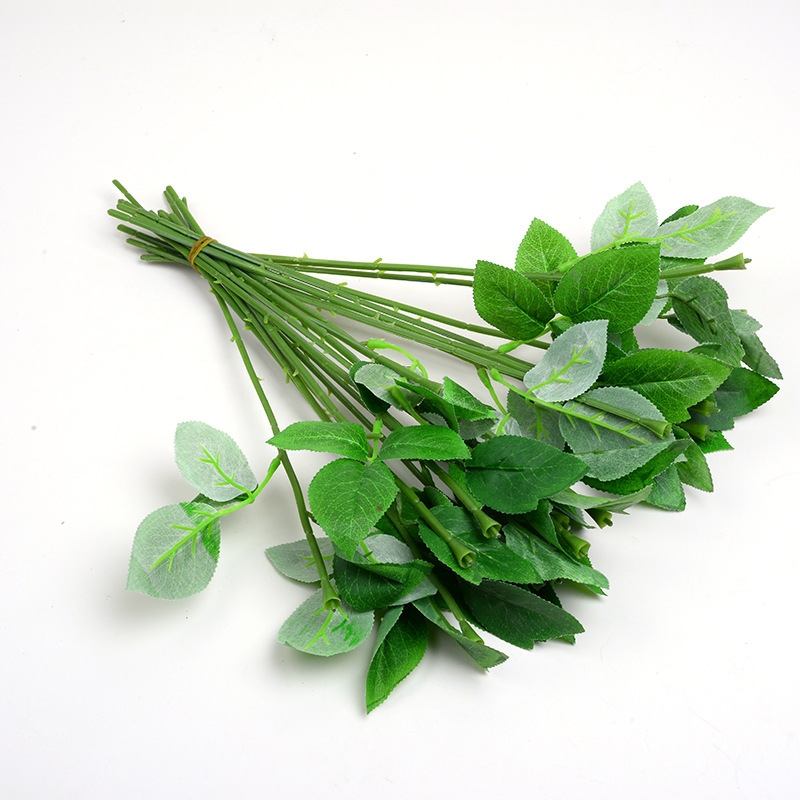 Artificial flower accessories, artificial rods, leaf inserts, soap flower heads, artificial flower cloths, flower materials detail image 4