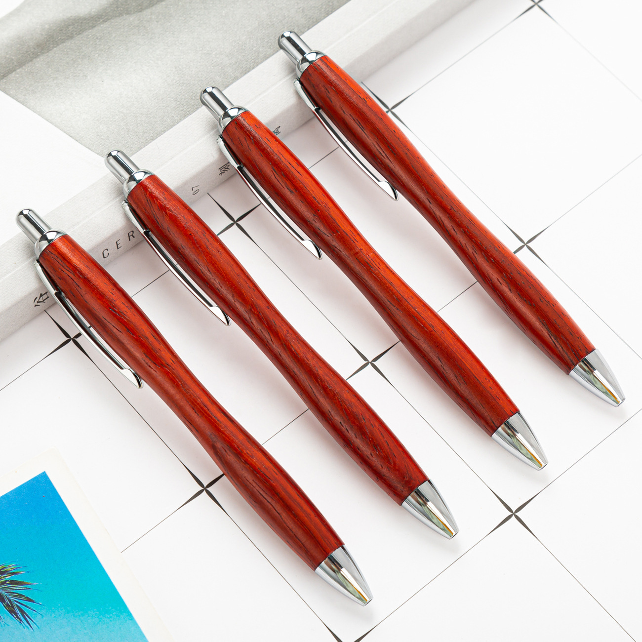 Ballpoint pen Wood pen high-grade bamboo pen for men gifts gifts for customers bamboo pens