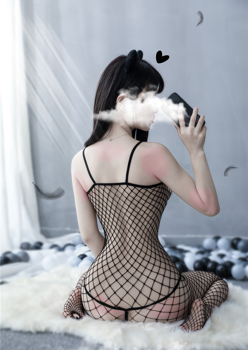 网格情趣内衣大网吊带开档连体丝袜镂空制服诱惑睡衣情趣睡衣情趣内衣情趣用品情趣汉服睡衣详情7