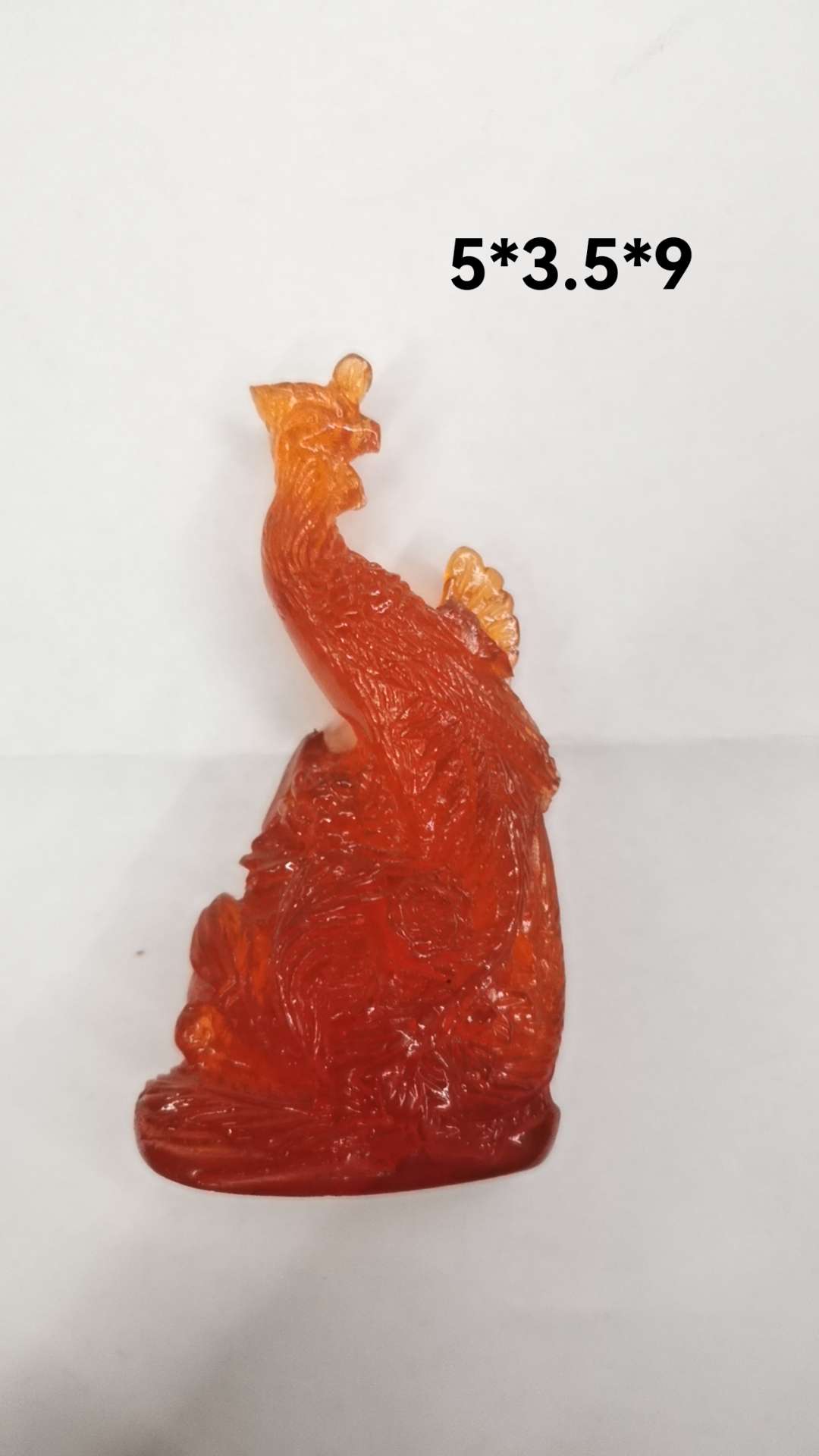 彩色凤凰，树脂仿琉璃