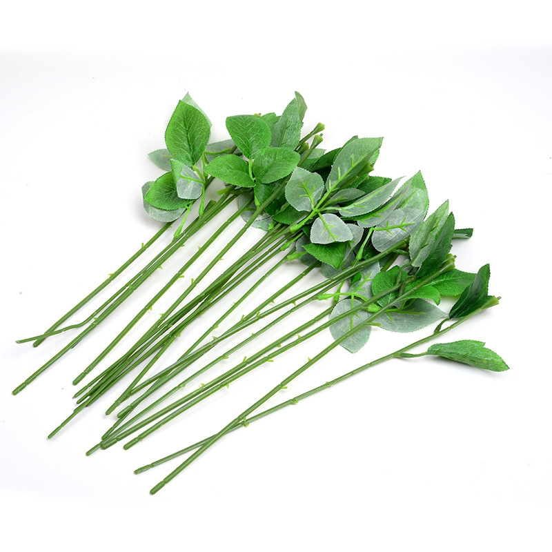 Artificial flower accessories, artificial rods, leaf inserts, soap flower heads, artificial flower cloths, flower materials details Picture