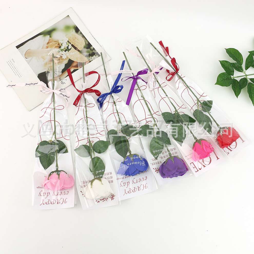 Creative gift soap flower mini small flower bouquets wholesale handicrafts soap flower preserved flower gifts Dried flower bouquets exquisite decorations