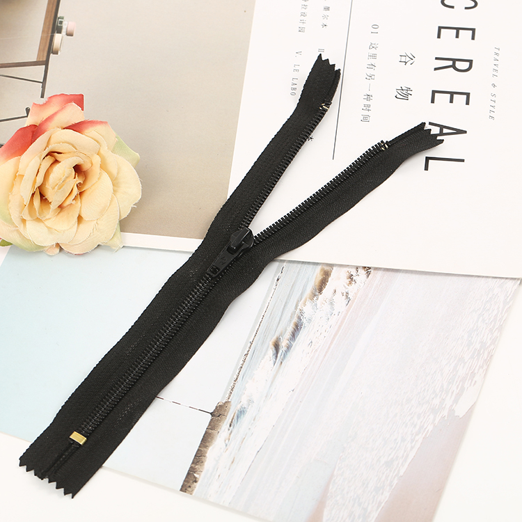 Color No. 3 nylon access control zipper, 20CM nylon closed-tail zipper, pants and clothing zipper pic 5