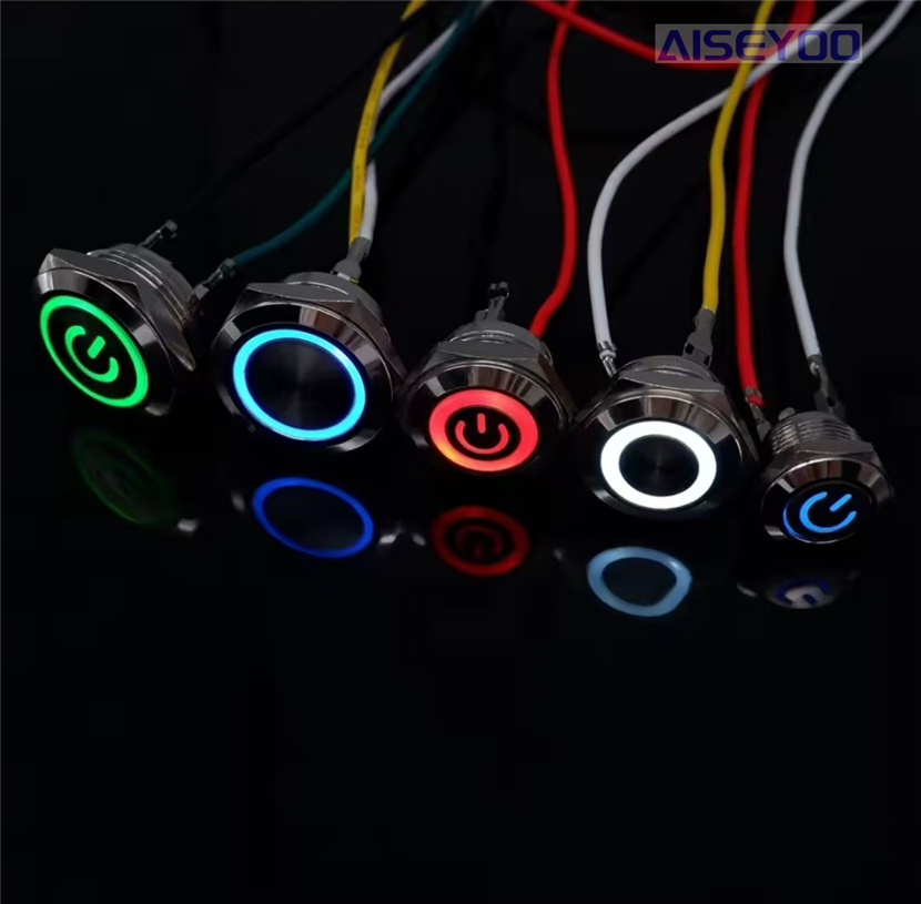 按钮开关实物图