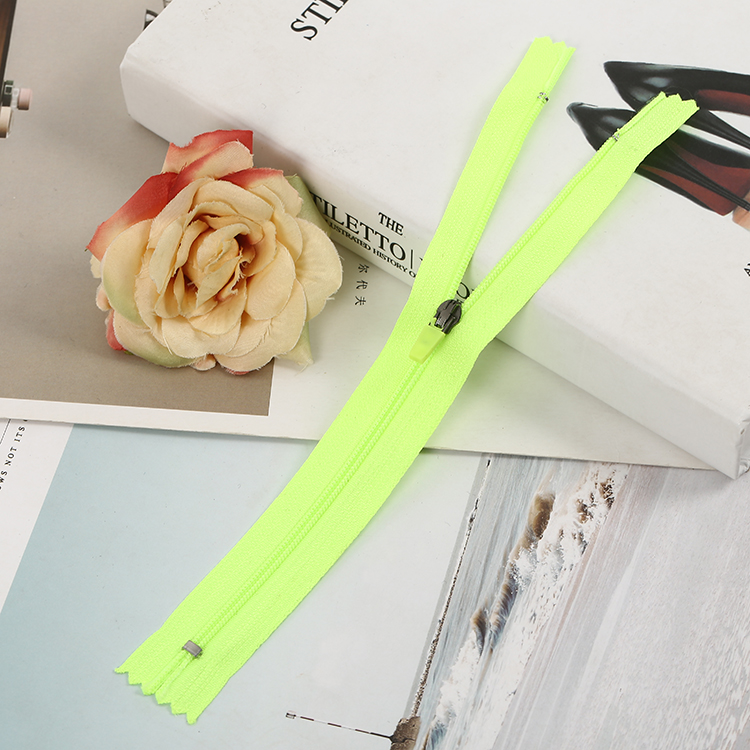 Color No. 3 nylon access control zipper, 20CM nylon closed-tail zipper, pants and clothing zipper pic 6