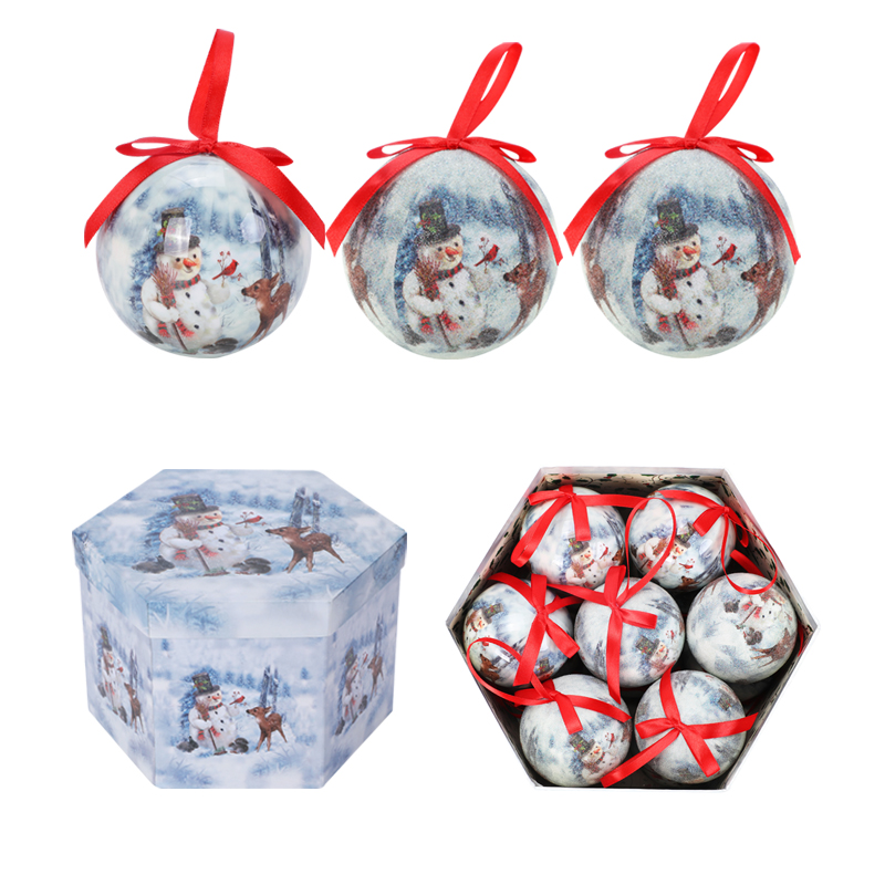 Cross-border new products: Handmade foam stickers, Christmas balls, Christmas pendants, Christmas decorations, and festive atmosphere pendants details Picture